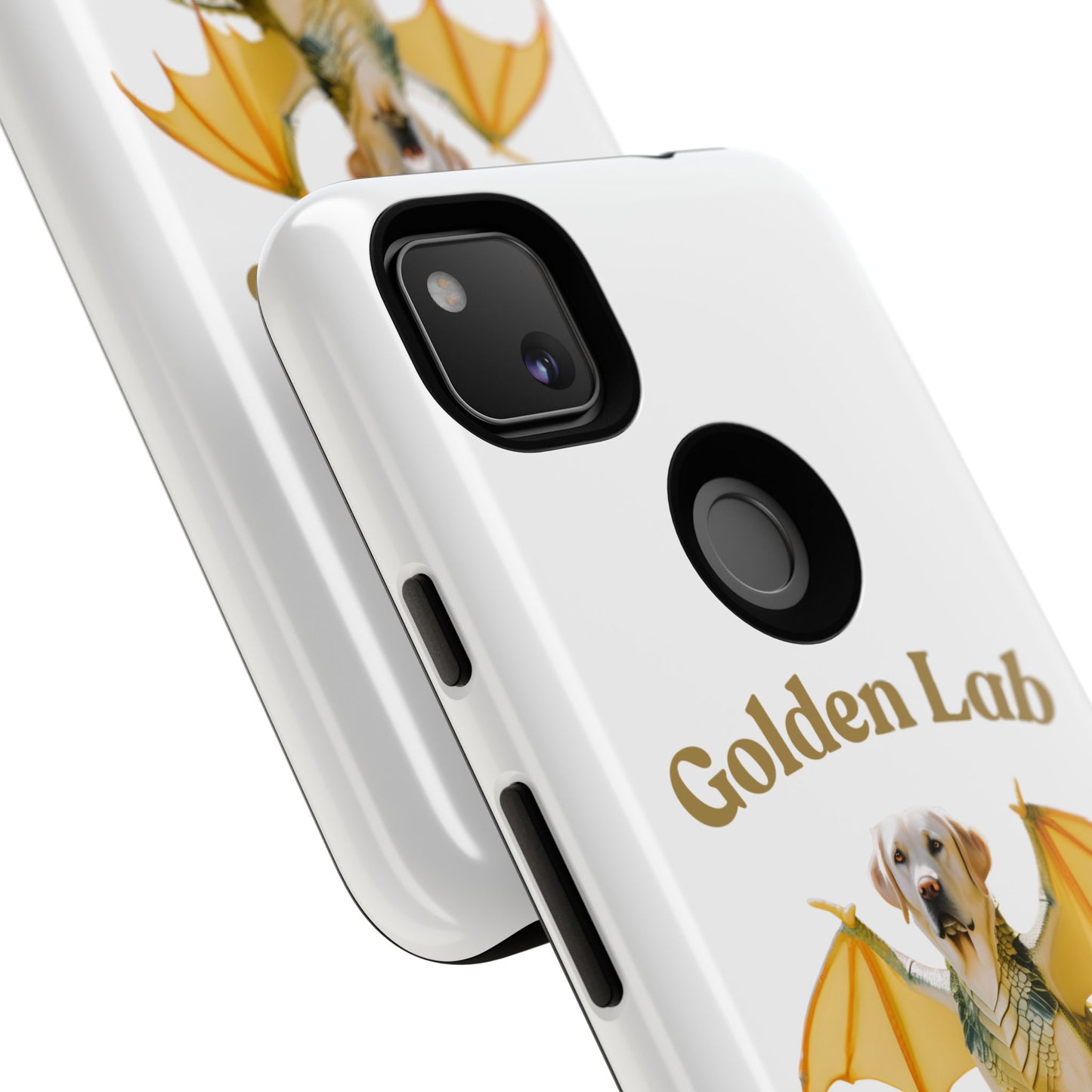 Golden Lab Dragon Phone Case - Tough Protection with a Fun Twist