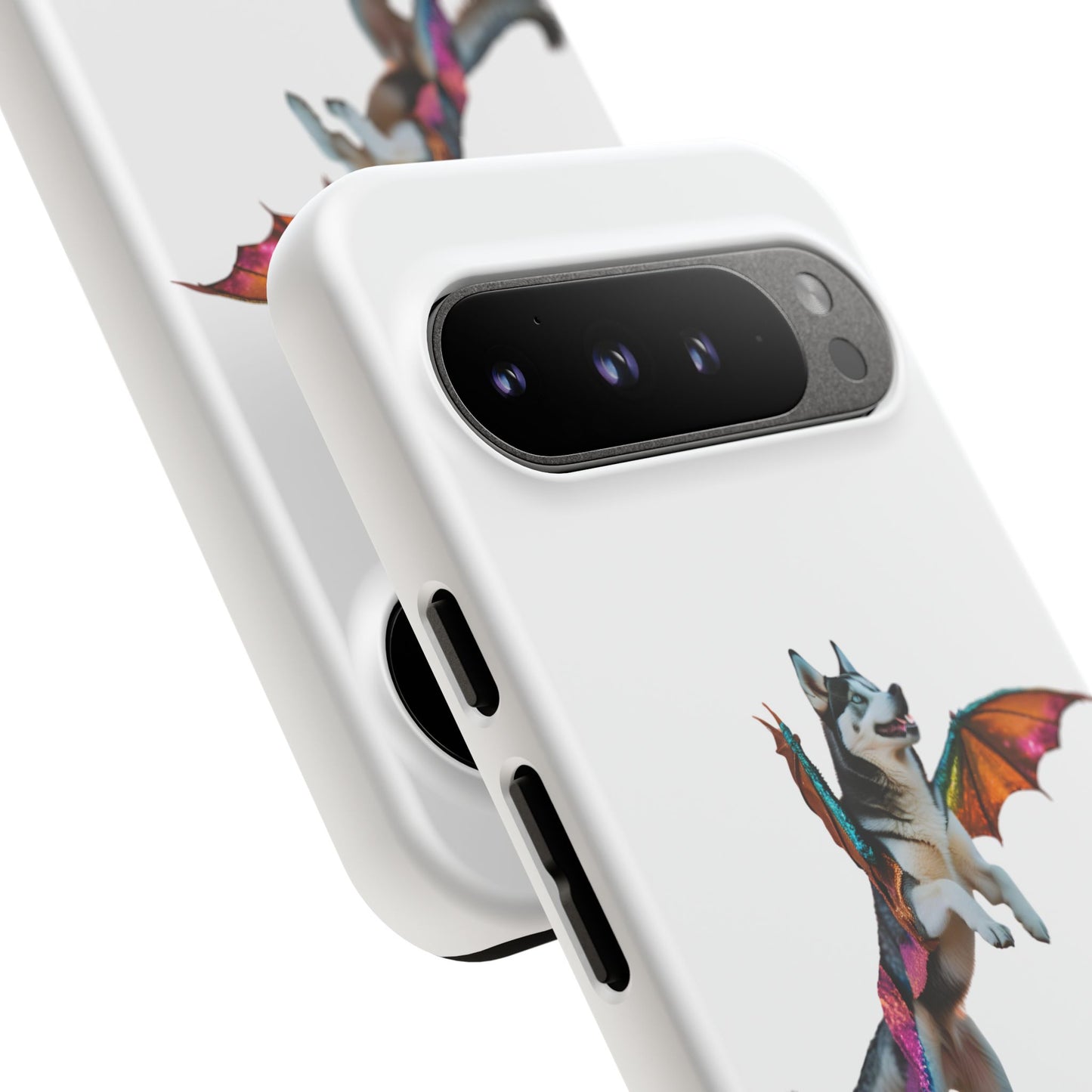 Magical Husky Pet Phone Case - Winged Dog Design | Tough Cases | Unique Animal Lover Gift