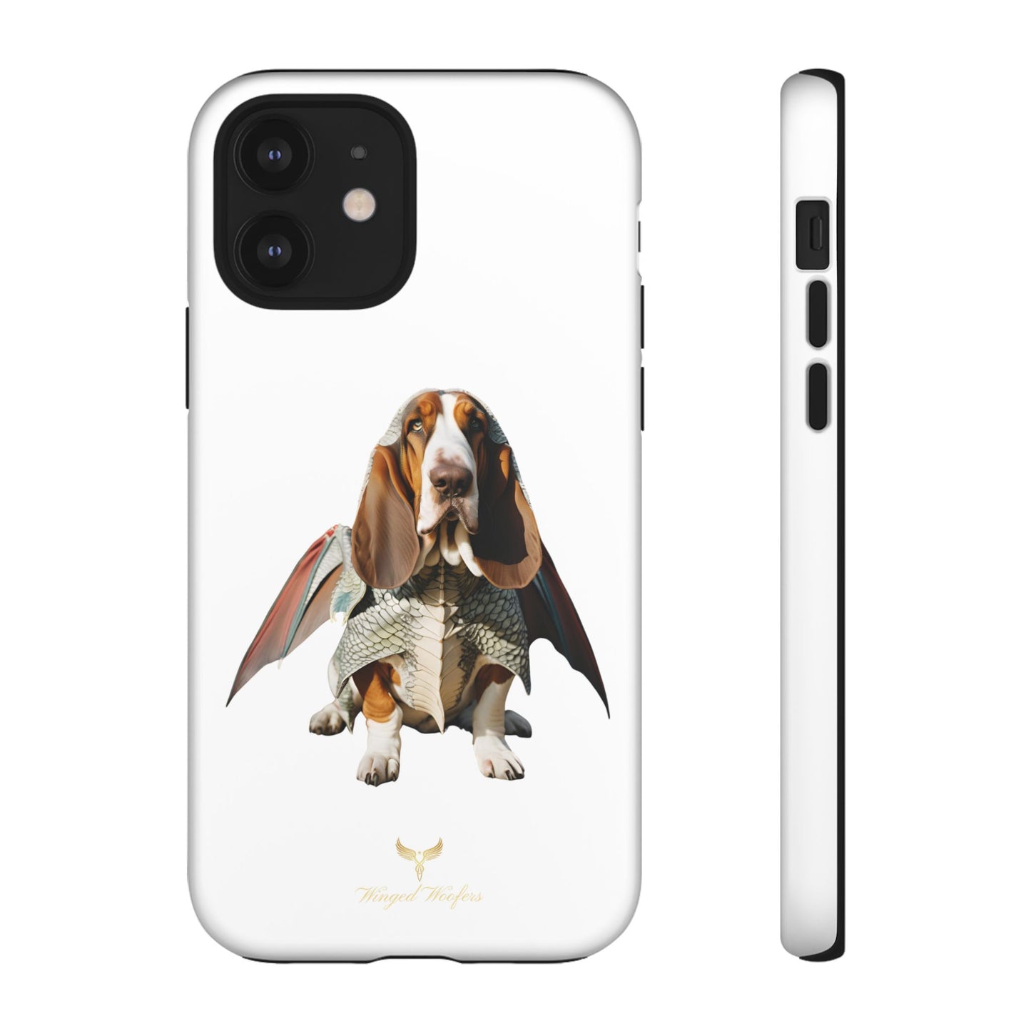 Whimsical Basset Hound Dog Phone Case - Tough Cases for Animal Lovers