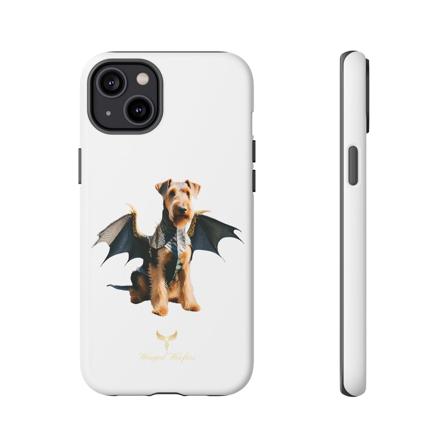 Cool Dragon Airedale Terrier Dog Phone Case - Tough Cases for Pet Lovers