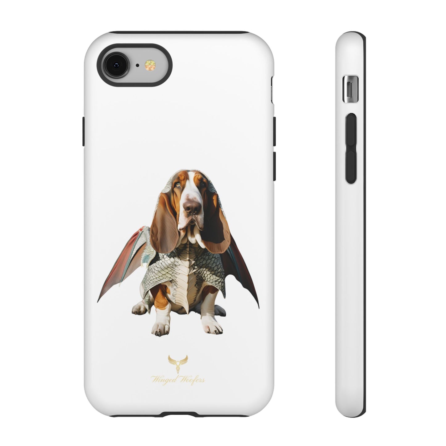 Whimsical Basset Hound Dog Phone Case - Tough Cases for Animal Lovers