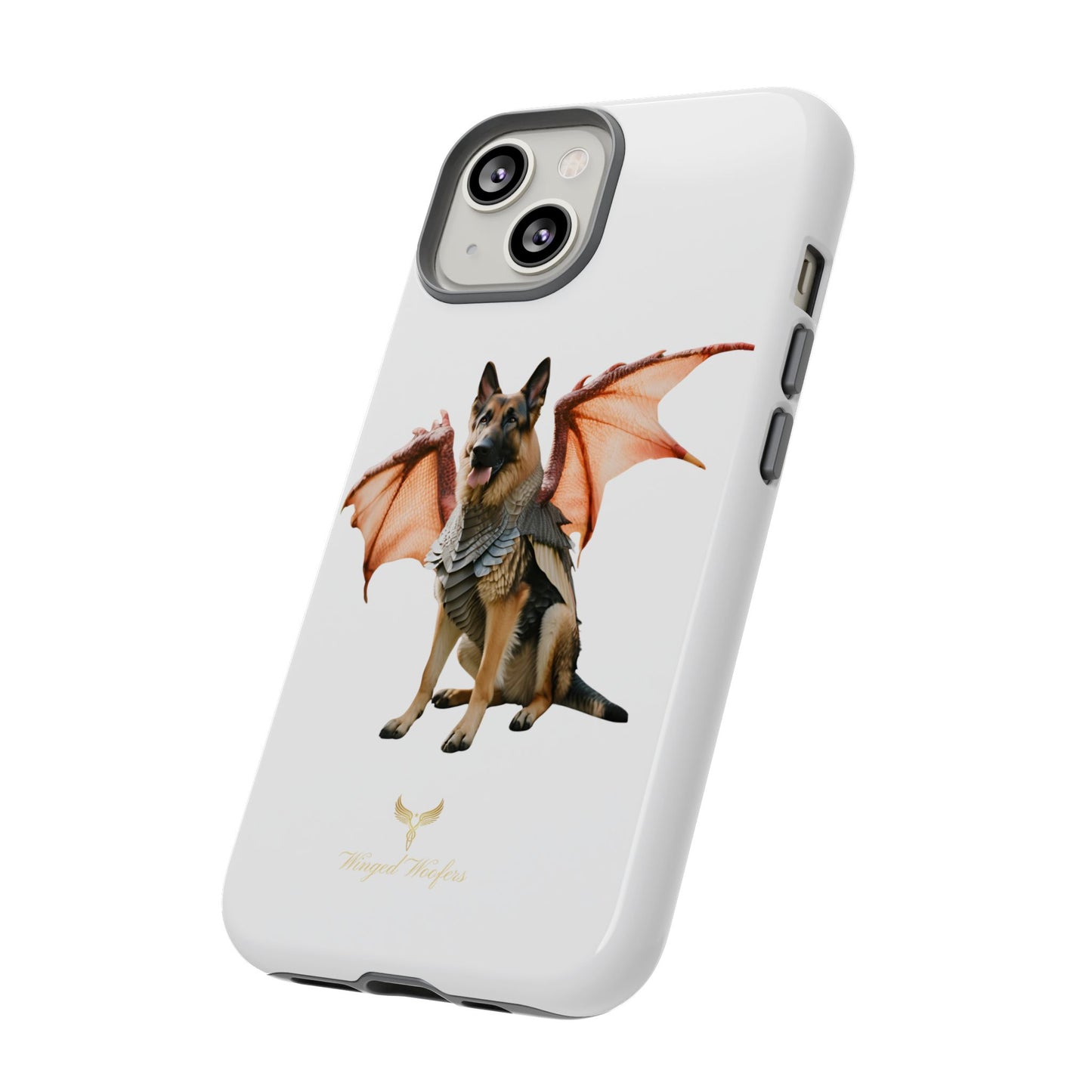 Mythical German Shepherd with Wings Dog iPhone Case | Tough Cases for Pet Lovers