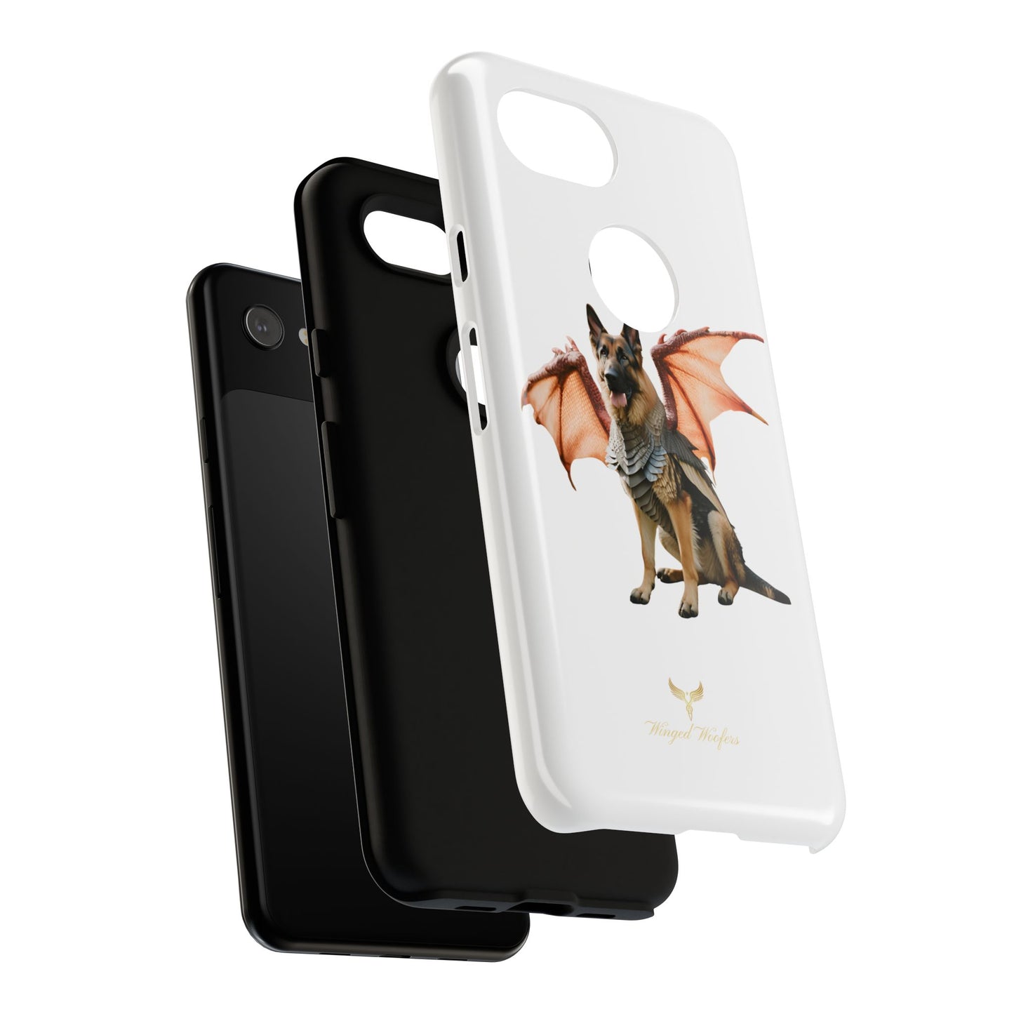 Mythical German Shepherd with Wings Dog iPhone Case | Tough Cases for Pet Lovers