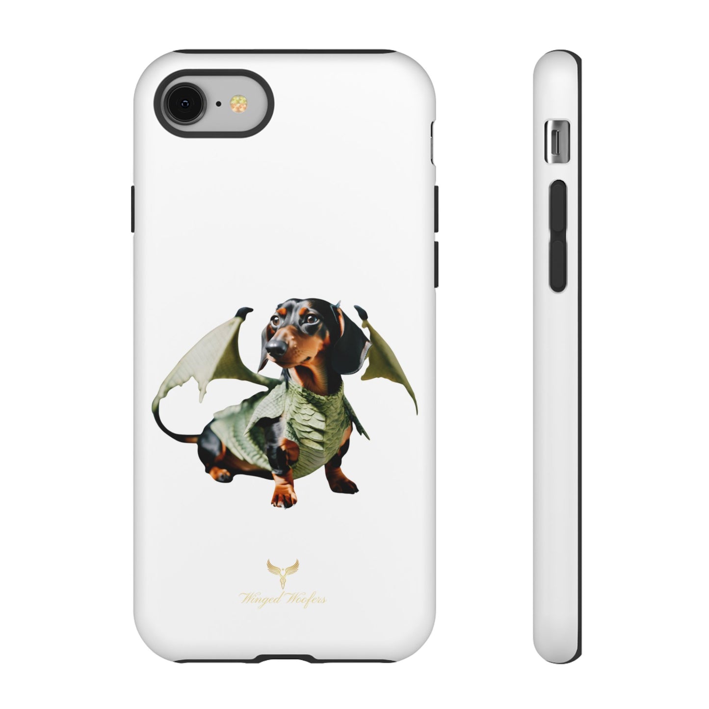 Whimsical Dragon Dog Phone Case - Tough Cases for Pet Lovers