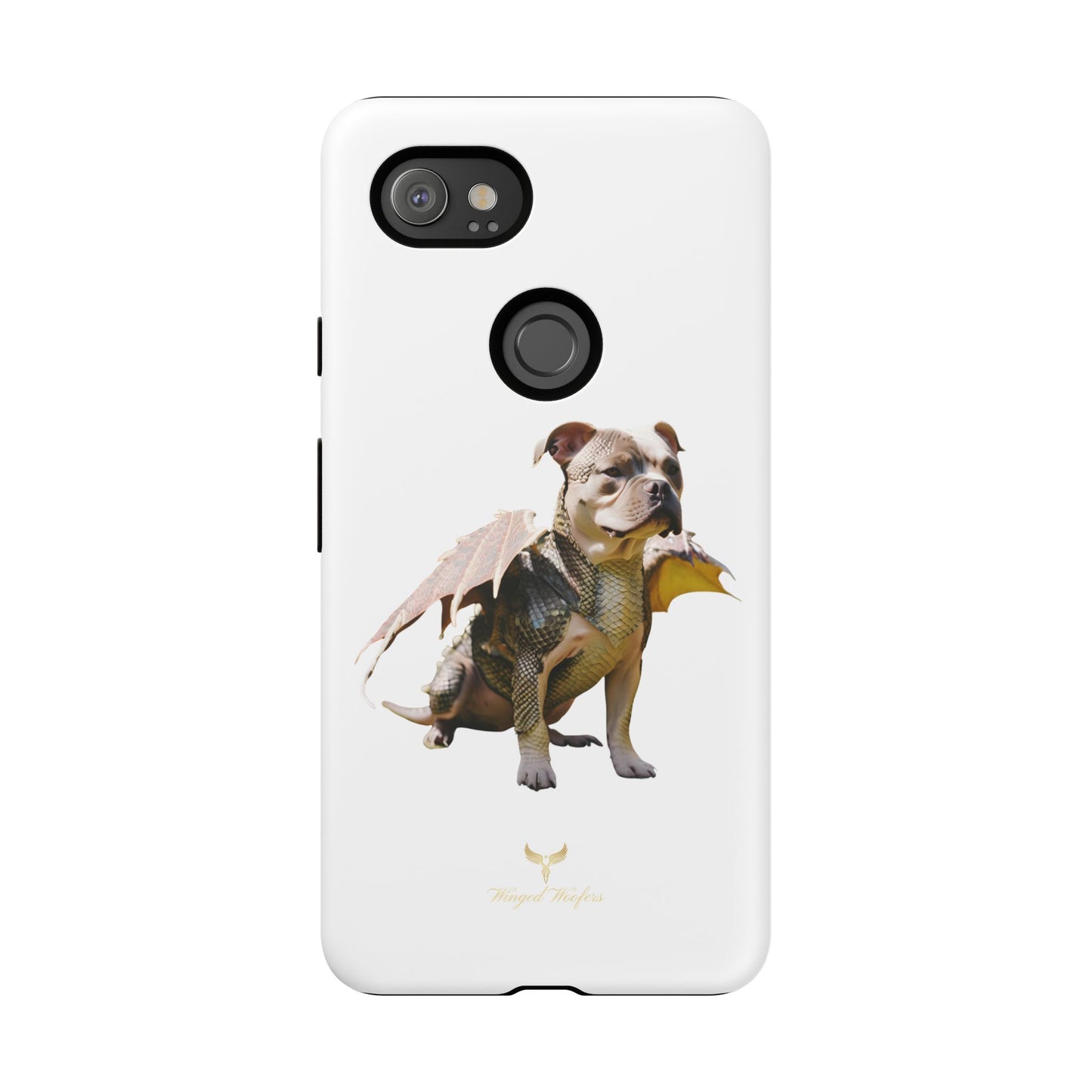 Staffordshire Bulldog Dragon Tough Phone Case - Unique Animal Design for Pet Lovers