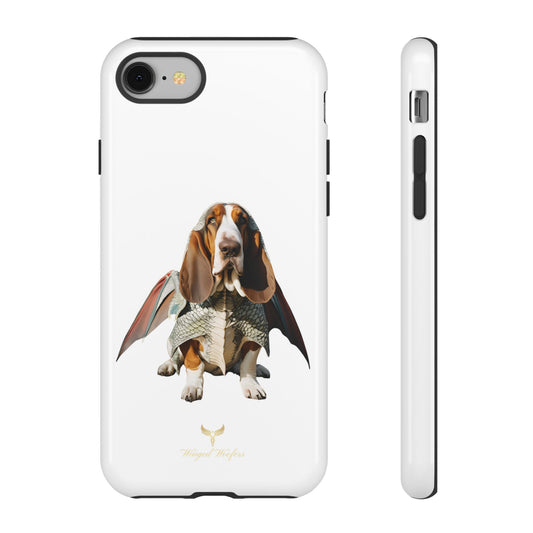 Whimsical Basset Hound Dog Phone Case - Tough Cases for Animal Lovers