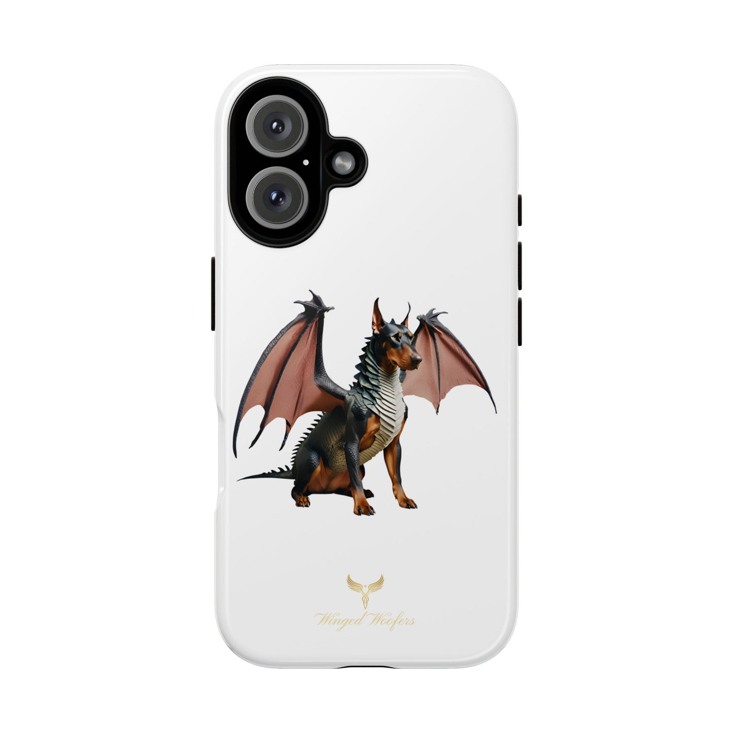 Mythical Doberman Pinscher Dragon Phone Case - Tough & Stylish Protection