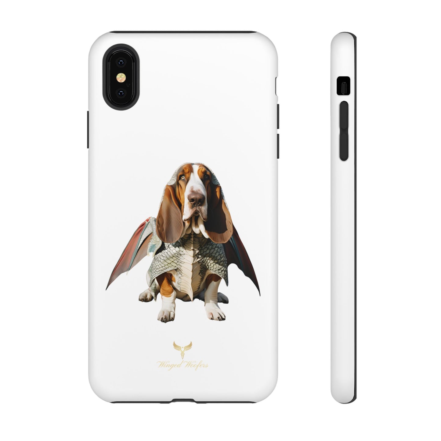 Whimsical Basset Hound Dog Phone Case - Tough Cases for Animal Lovers