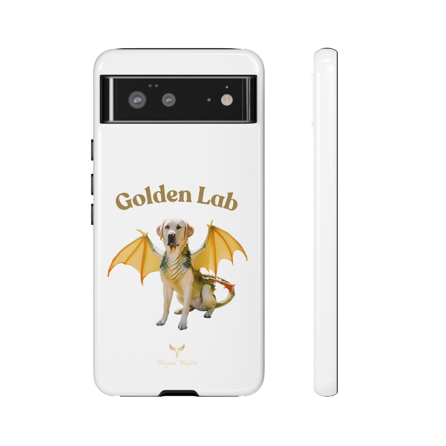 Golden Lab Dragon Phone Case - Tough Protection with a Fun Twist