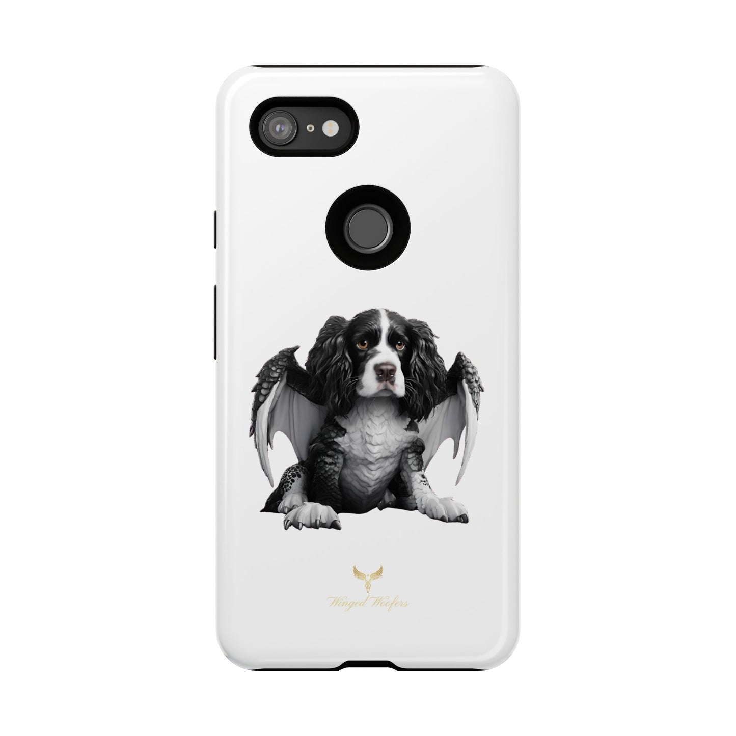 Springer Spaniel Puppy Dragon Winged Dog Phone Case - Tough Cases for Pet Lovers