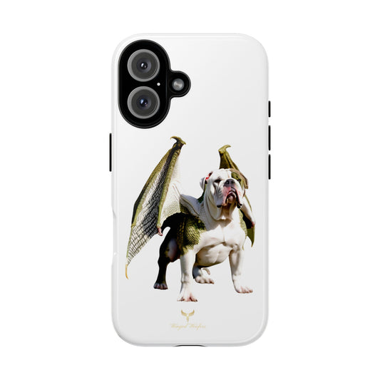 English Bulldog Dragon Phone Case - Tough & Unique Design