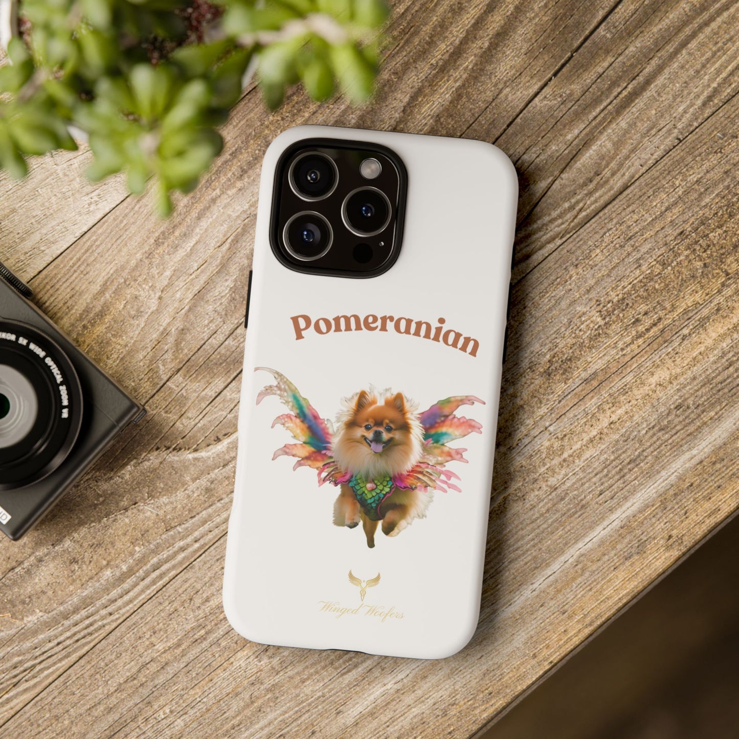 Pomeranian Winged Dog Phone Case – Cute Dog Lover Accessory