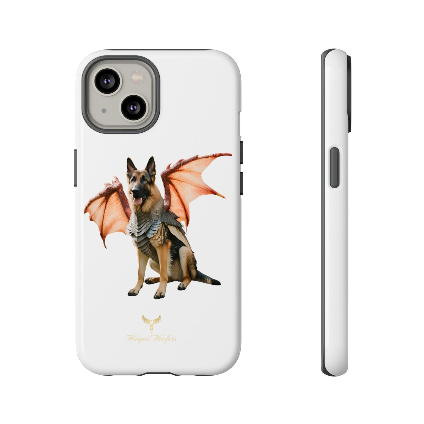 Mythical German Shepherd with Wings Dog iPhone Case | Tough Cases for Pet Lovers