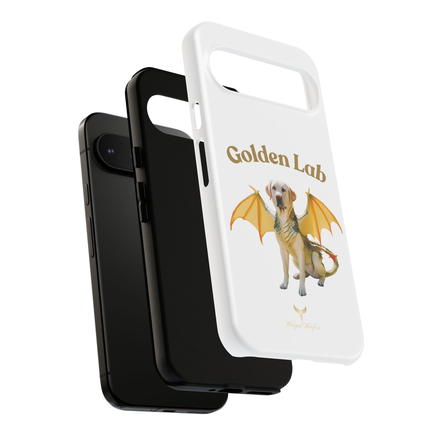 Golden Lab Dragon Phone Case - Tough Protection with a Fun Twist