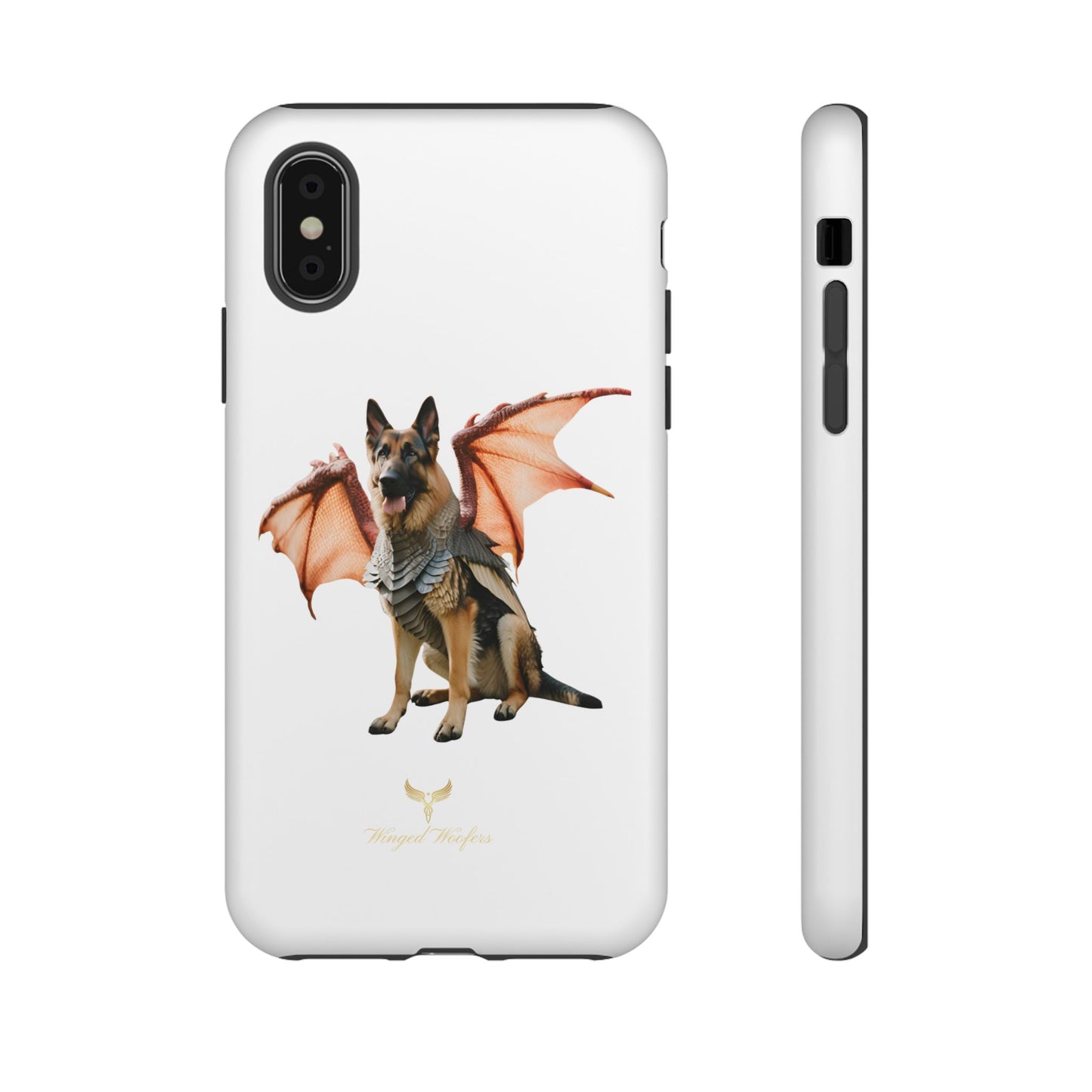 Mythical German Shepherd with Wings Dog iPhone Case | Tough Cases for Pet Lovers