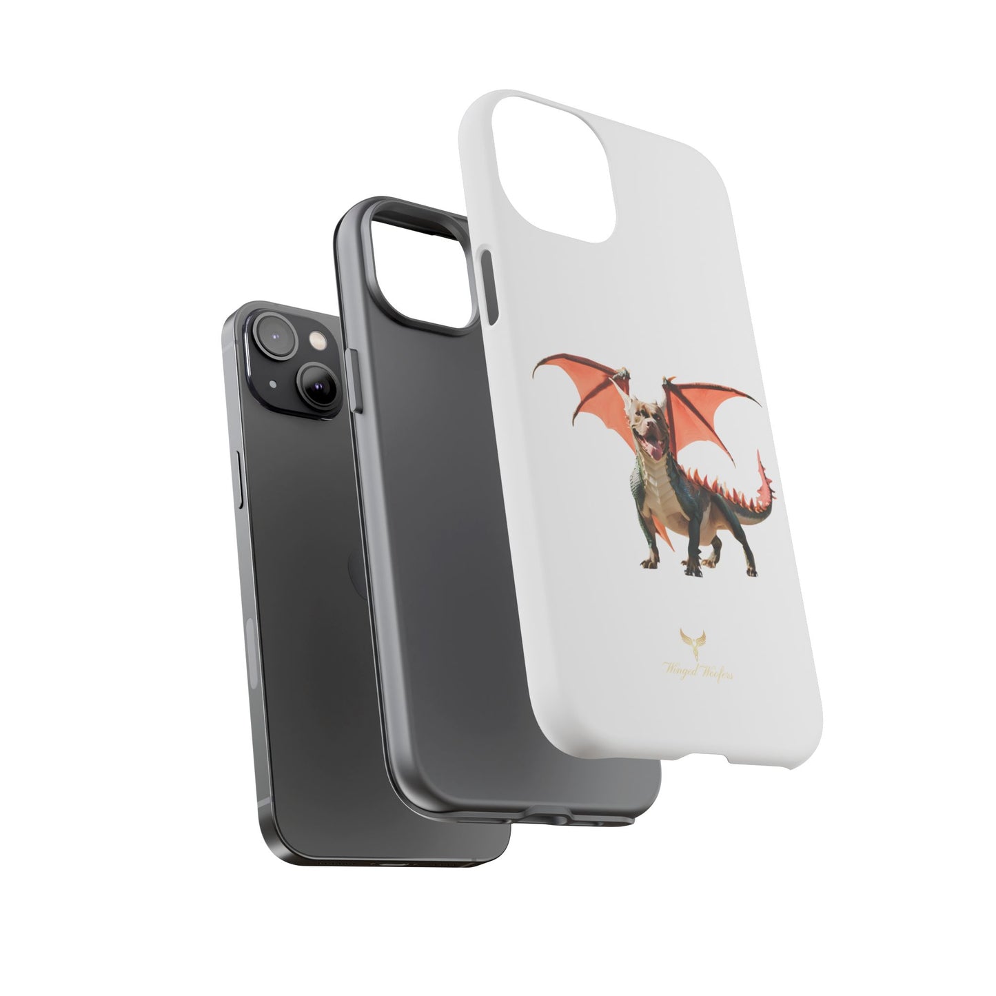 Tough Cases - Fierce Dragon Pitbull Phone Case | Unique Animal Design | Perfect Gift for Animal Lovers