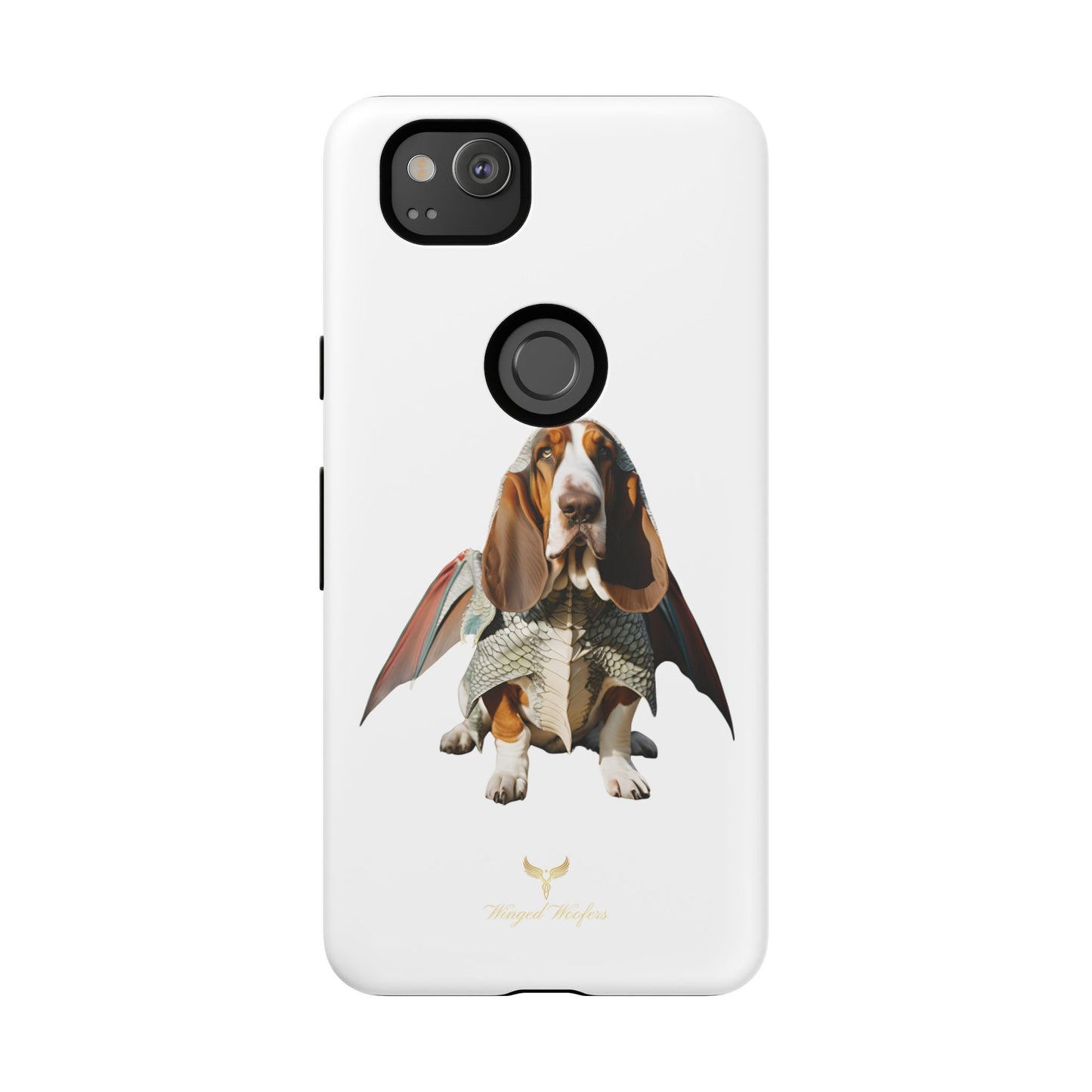 Whimsical Basset Hound Dog Phone Case - Tough Cases for Animal Lovers