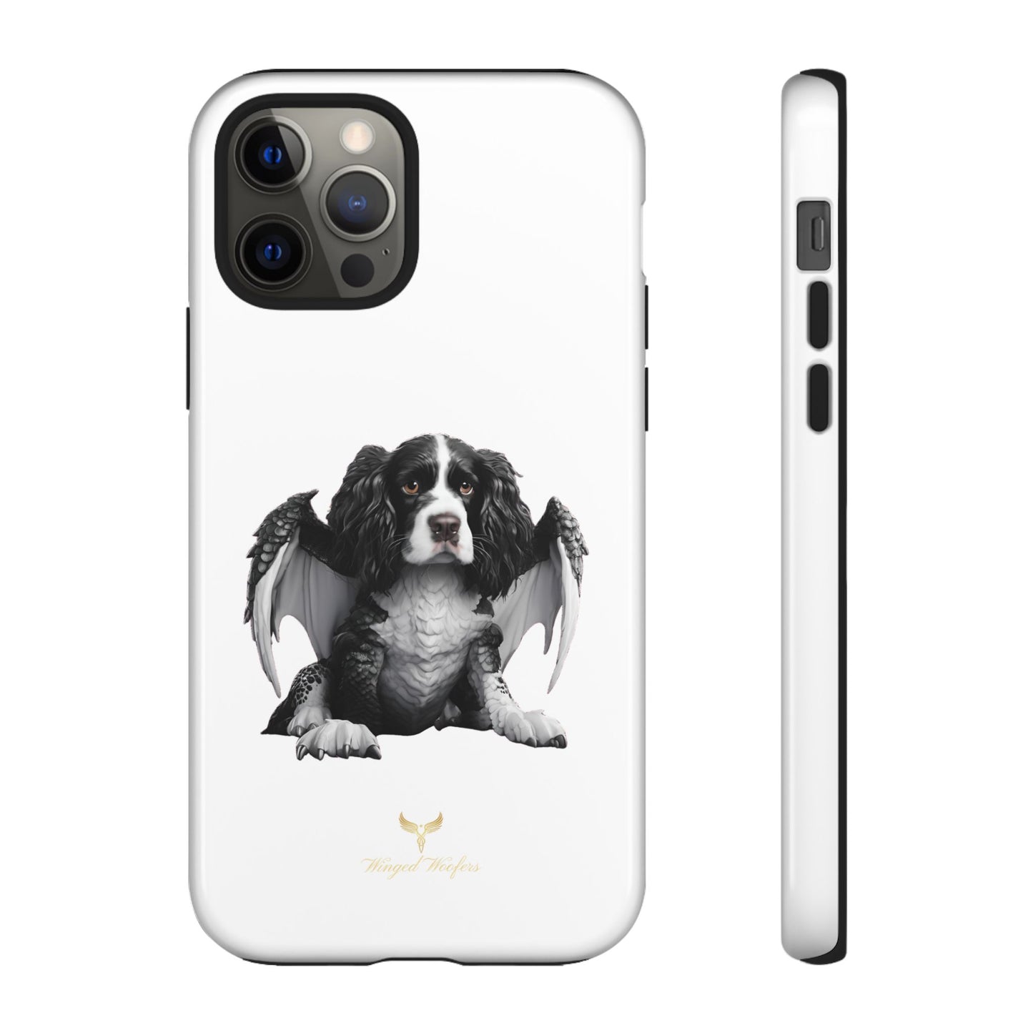 Springer Spaniel Puppy Dragon Winged Dog Phone Case - Tough Cases for Pet Lovers