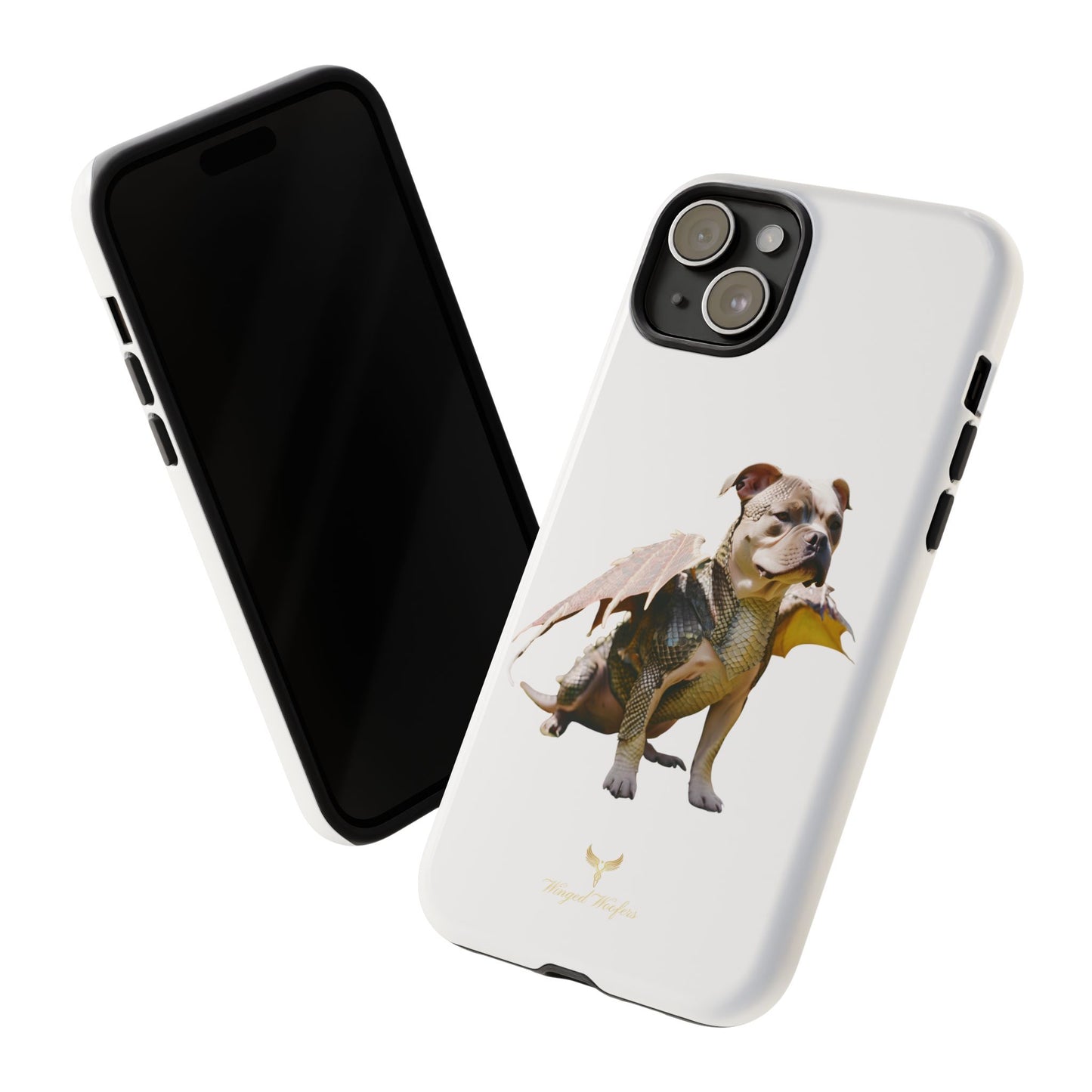 Staffordshire Bulldog Dragon Tough Phone Case - Unique Animal Design for Pet Lovers