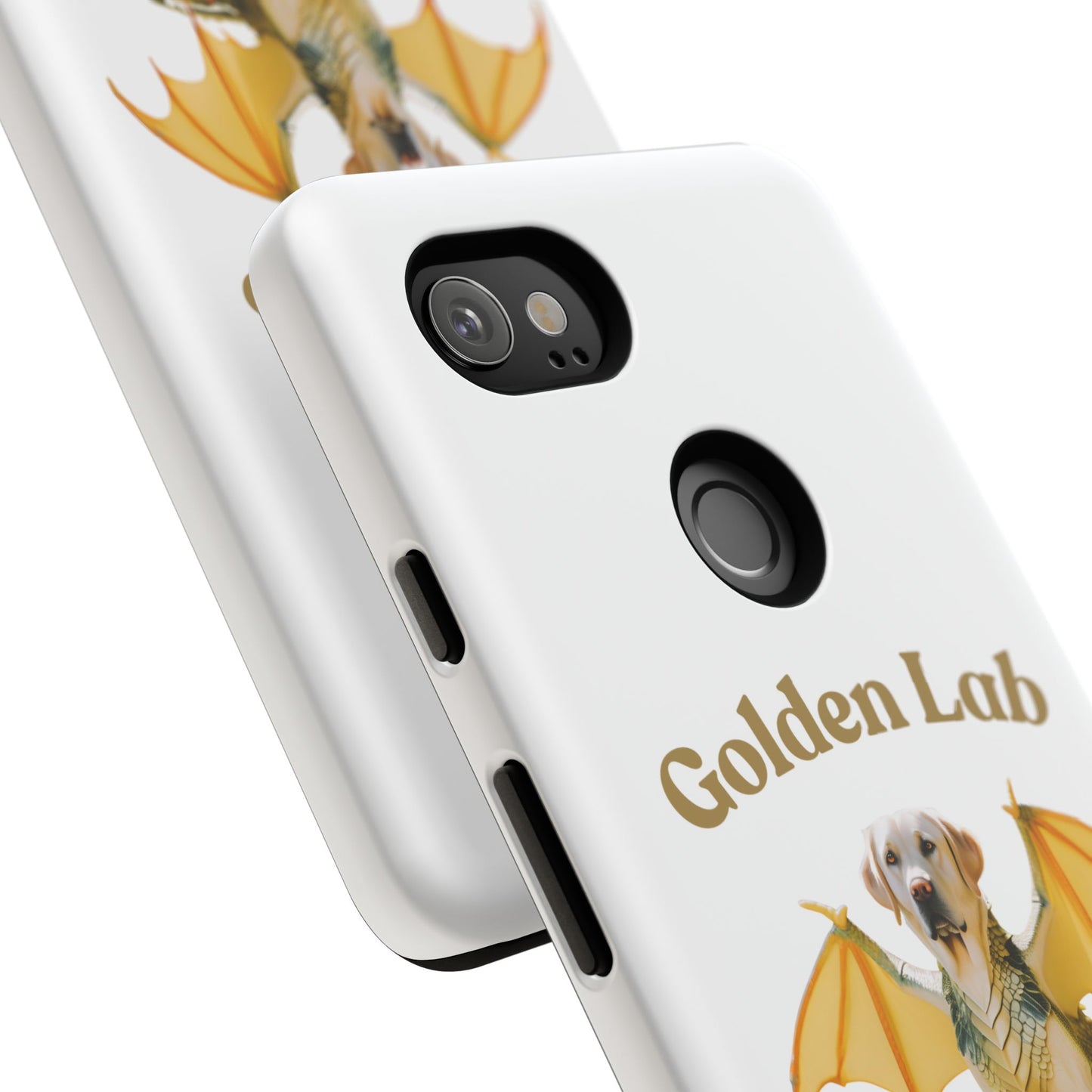 Golden Lab Dragon Phone Case - Tough Protection with a Fun Twist