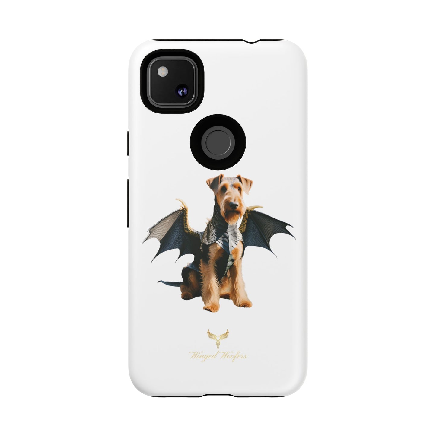 Cool Dragon Airedale Terrier Dog Phone Case - Tough Cases for Pet Lovers