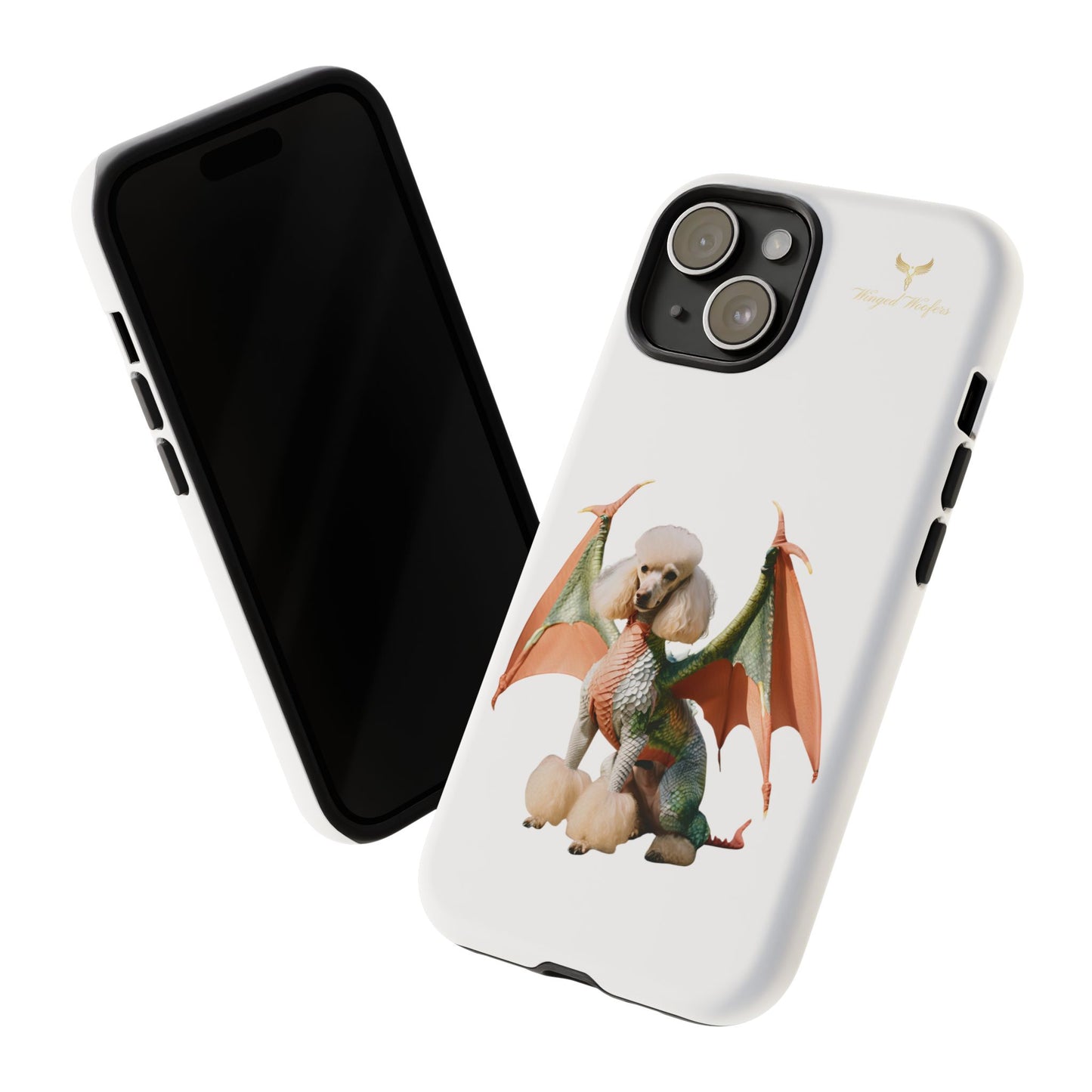 Unique Dragon Poodle Phone Case - Tough Cases for Pet Lovers