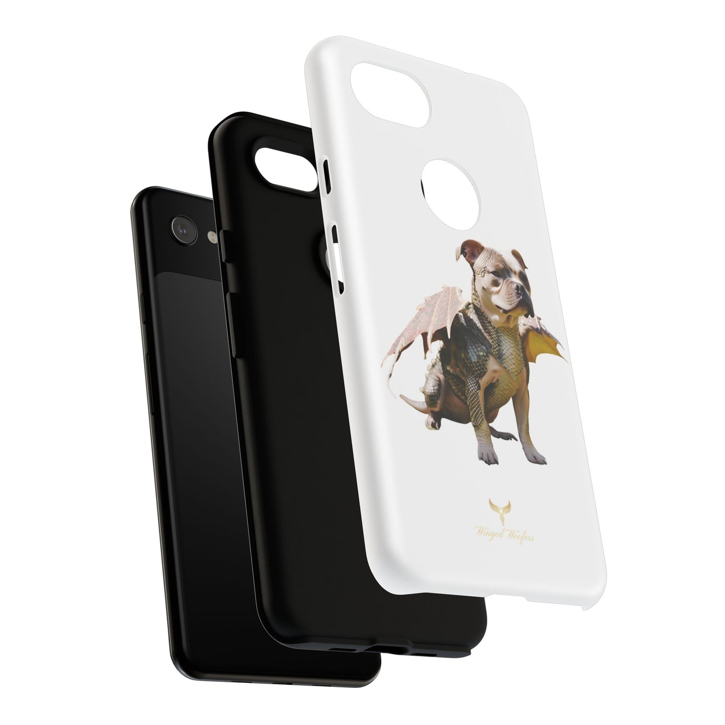 Staffordshire Bulldog Dragon Tough Phone Case - Unique Animal Design for Pet Lovers