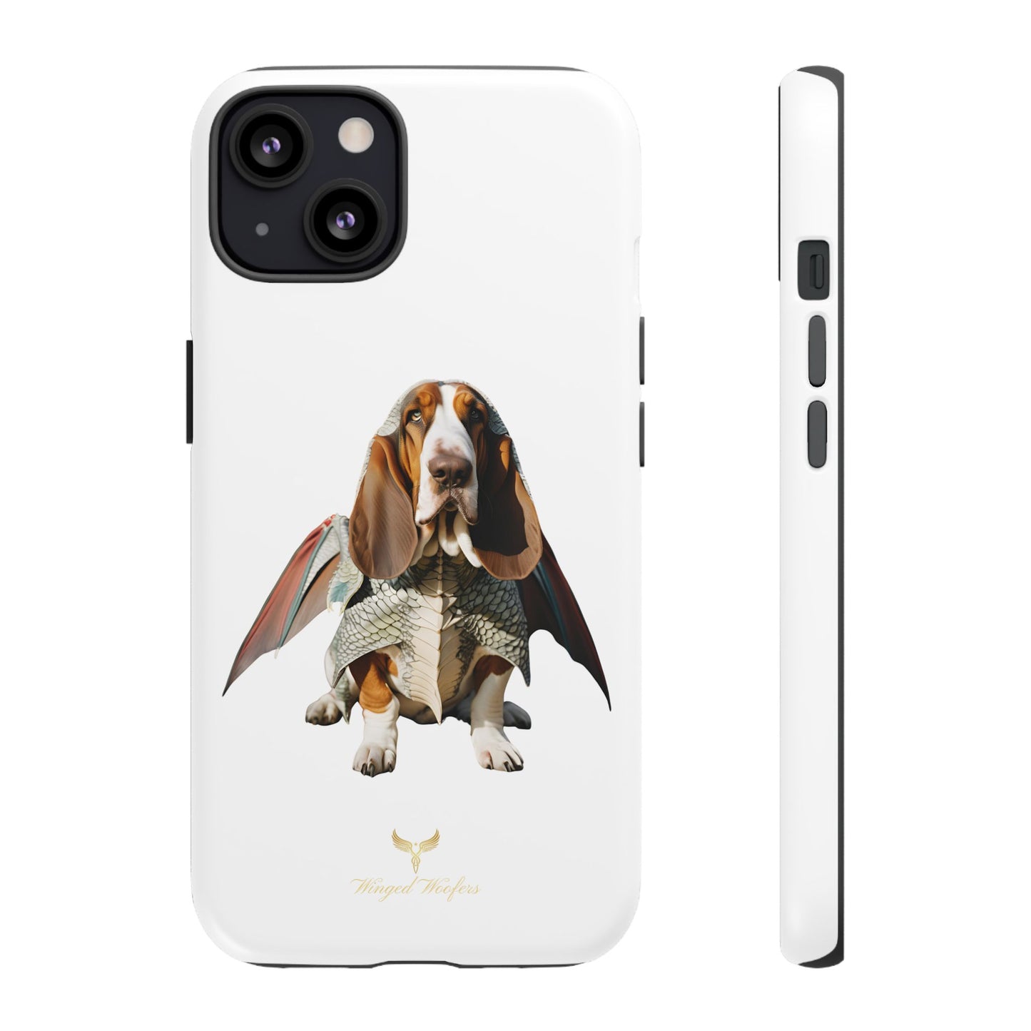 Whimsical Basset Hound Dog Phone Case - Tough Cases for Animal Lovers