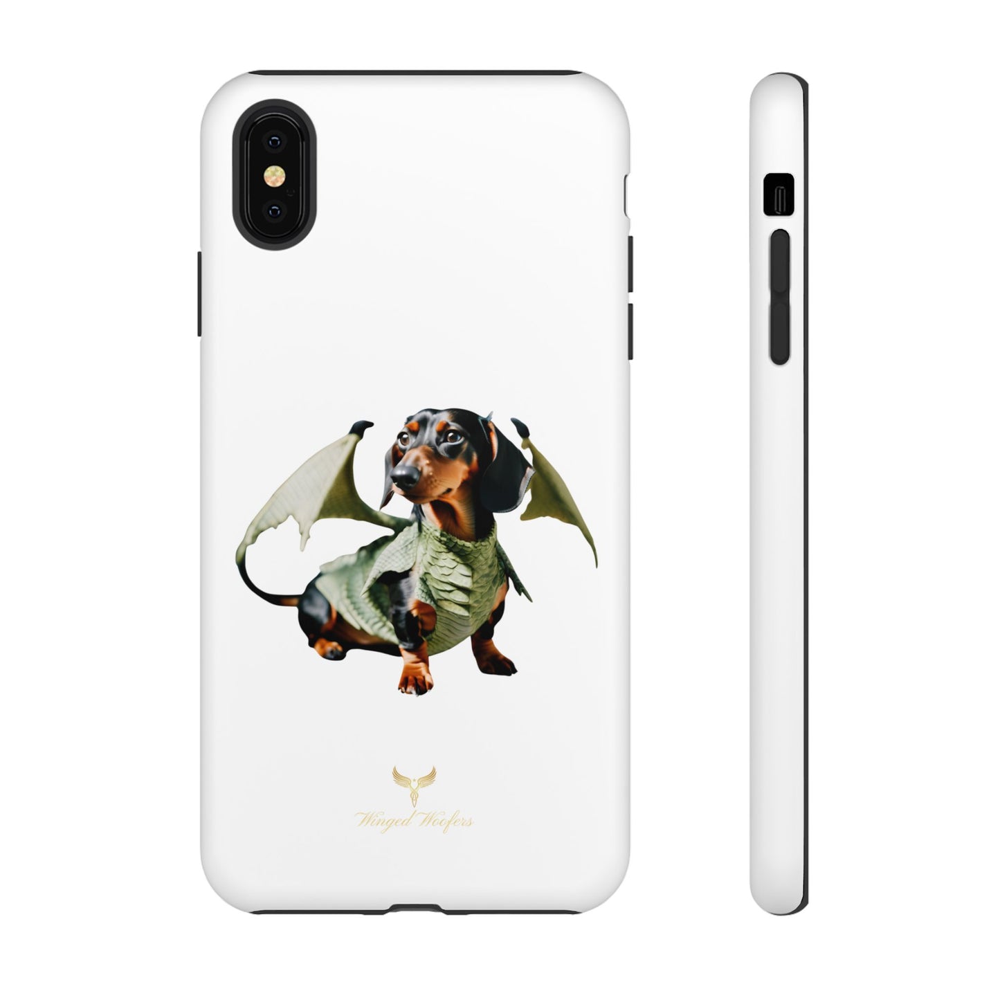 Whimsical Dragon Dog Phone Case - Tough Cases for Pet Lovers