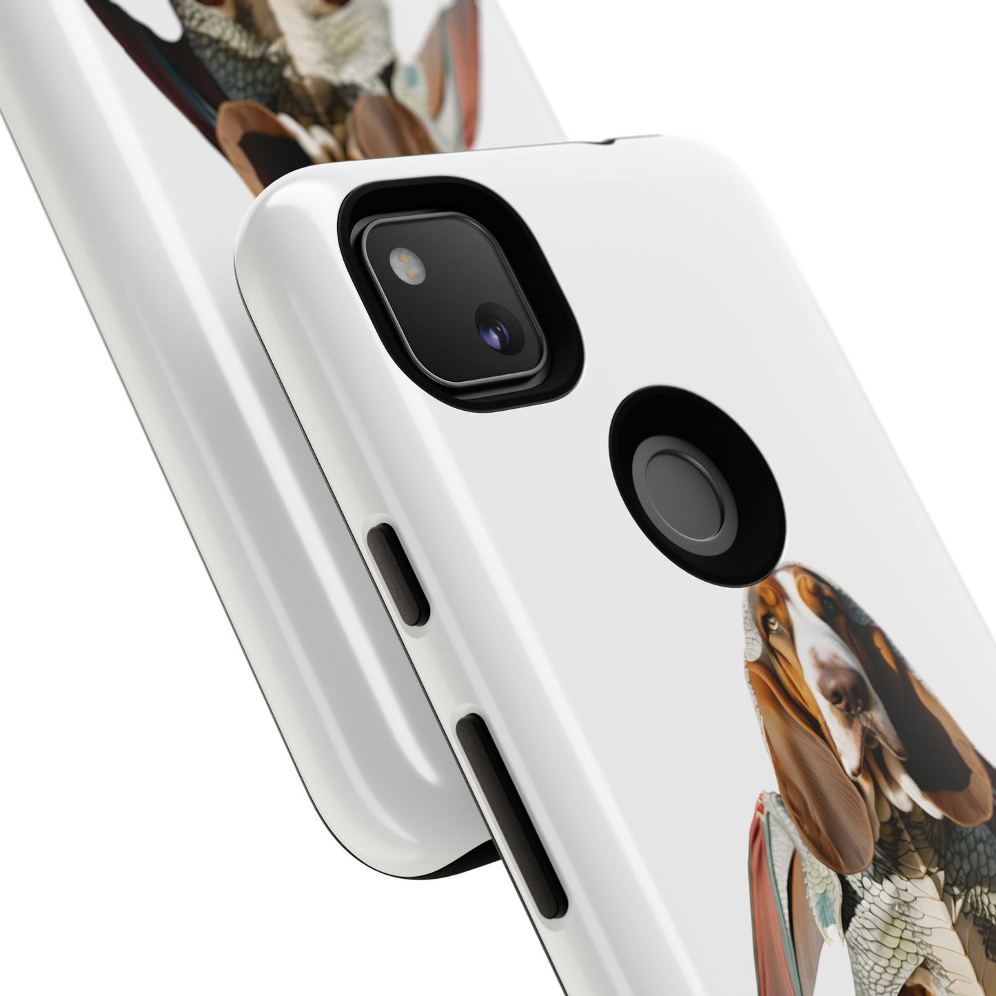 Whimsical Basset Hound Dog Phone Case - Tough Cases for Animal Lovers