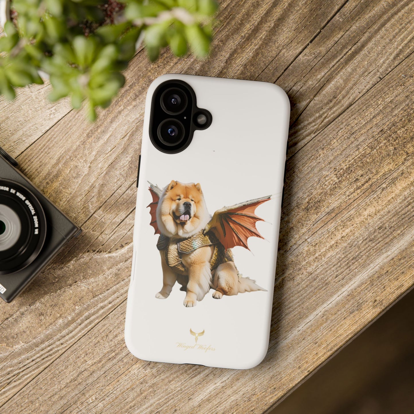 Funny Dragon Chow Chow Dog Phone Case - Tough Cases for Pet Lovers