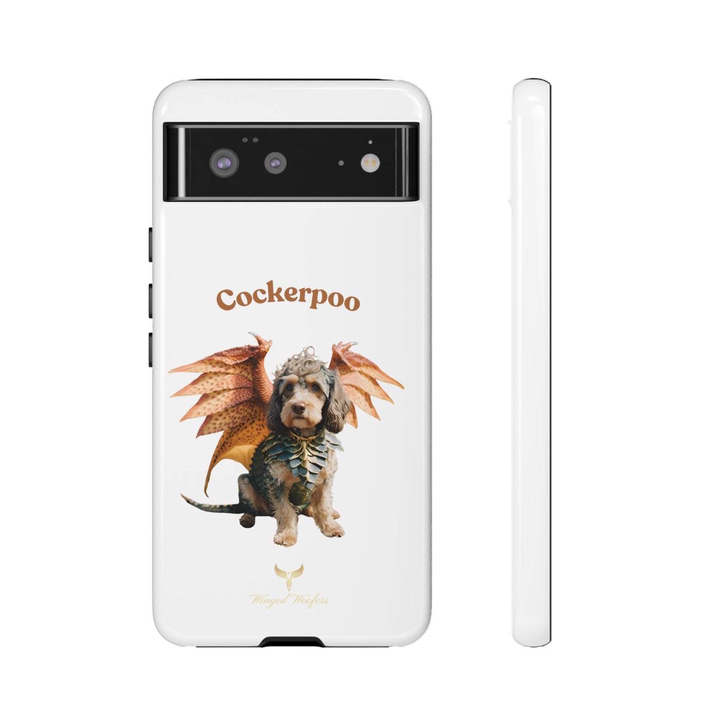 Cockerpoo Dragon Phone Case – Tough & Whimsical Pet Lover Gift