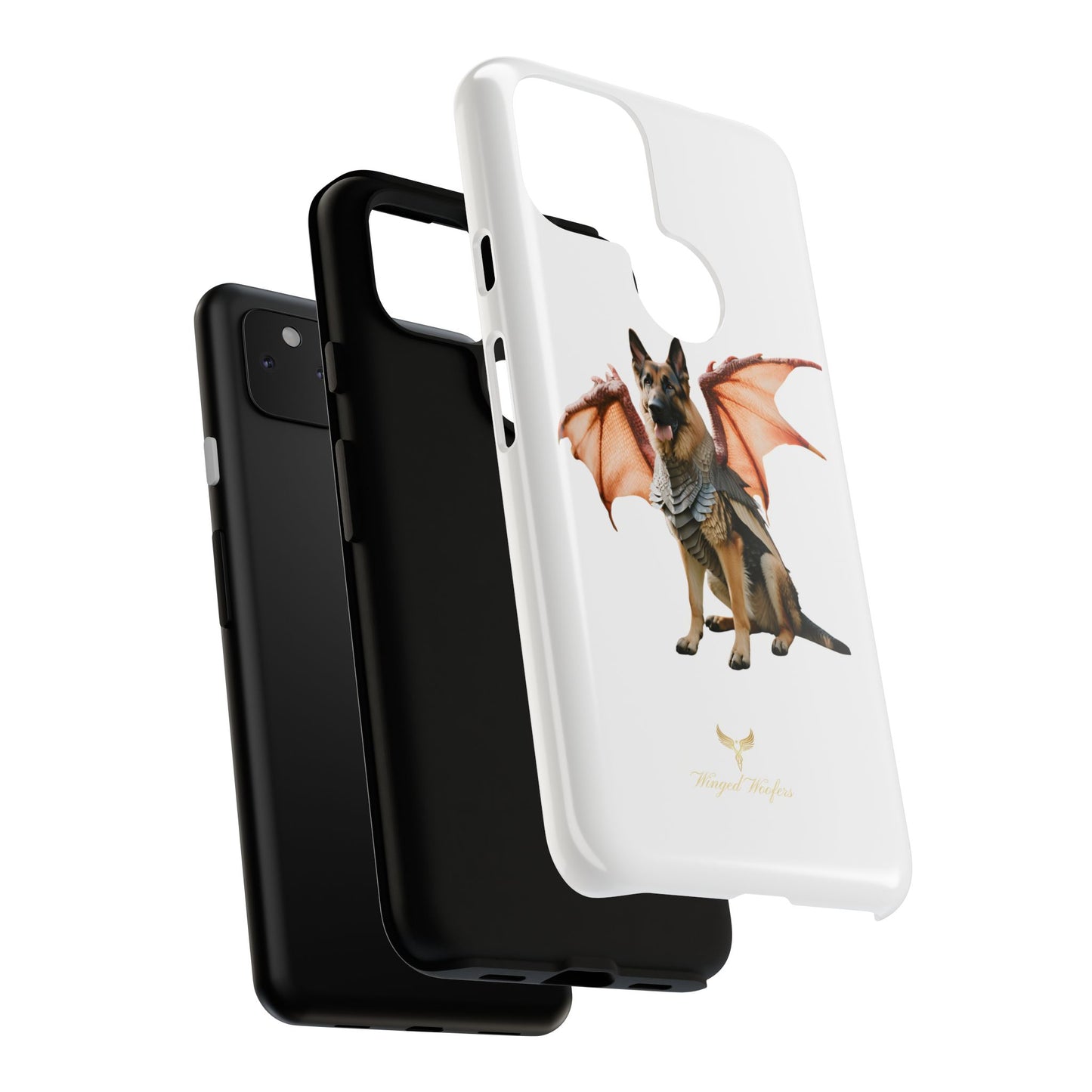 Mythical German Shepherd with Wings Dog iPhone Case | Tough Cases for Pet Lovers