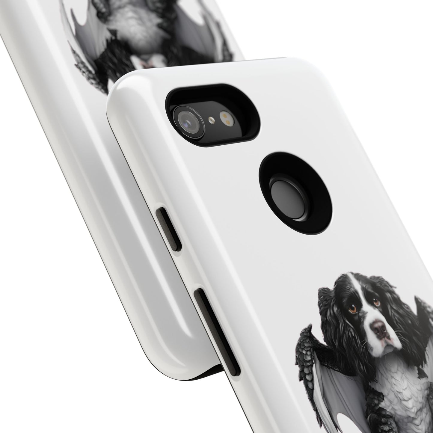 Springer Spaniel Puppy Dragon Winged Dog Phone Case - Tough Cases for Pet Lovers