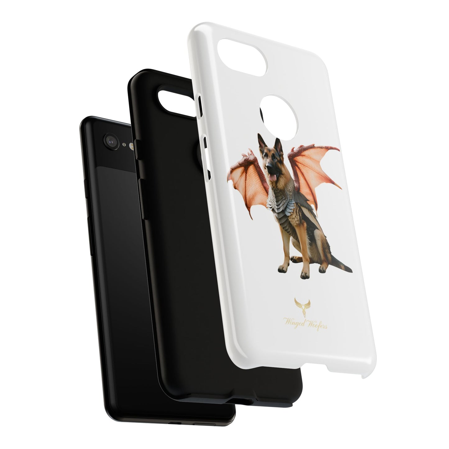 Mythical German Shepherd with Wings Dog iPhone Case | Tough Cases for Pet Lovers