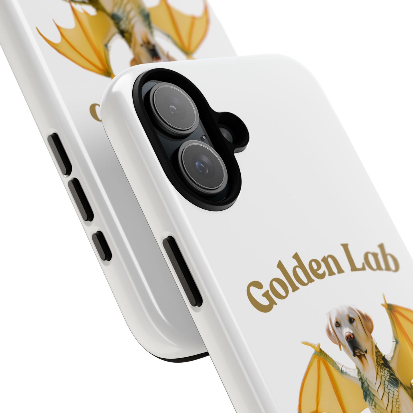 Golden Lab Dragon Phone Case - Tough Protection with a Fun Twist