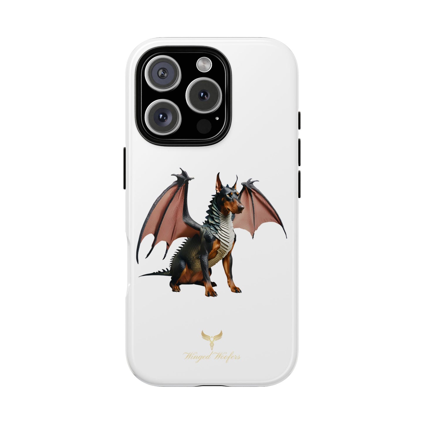 Mythical Doberman Pinscher Dragon Phone Case - Tough & Stylish Protection