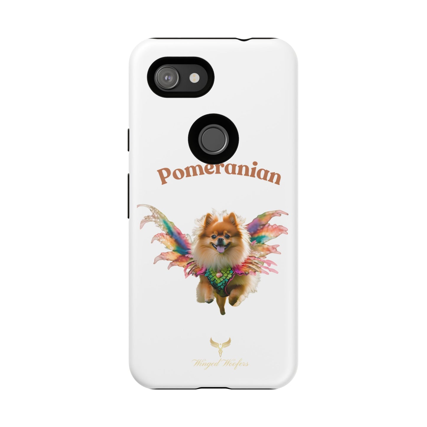 Pomeranian Winged Dog Phone Case – Cute Dog Lover Accessory