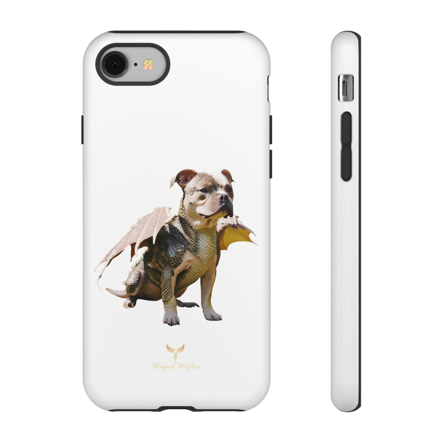 Staffordshire Bulldog Dragon Tough Phone Case - Unique Animal Design for Pet Lovers