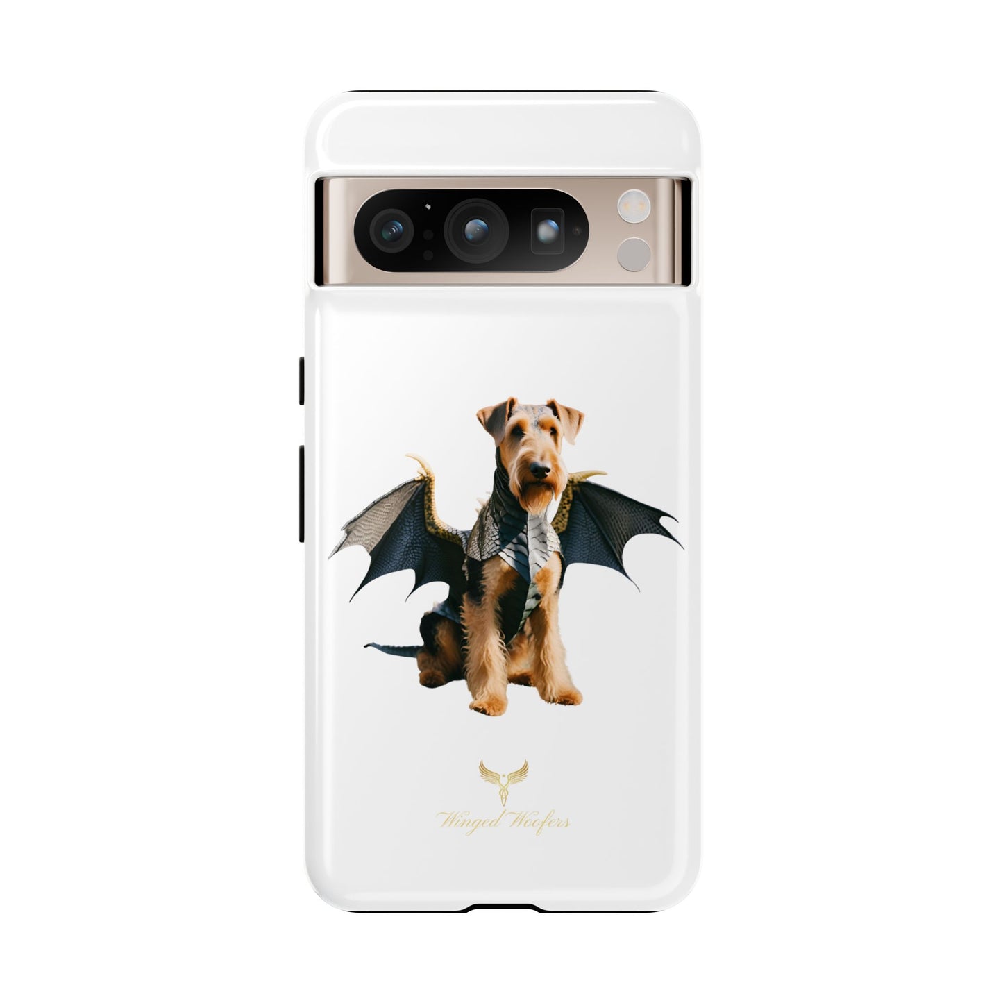 Cool Dragon Airedale Terrier Dog Phone Case - Tough Cases for Pet Lovers