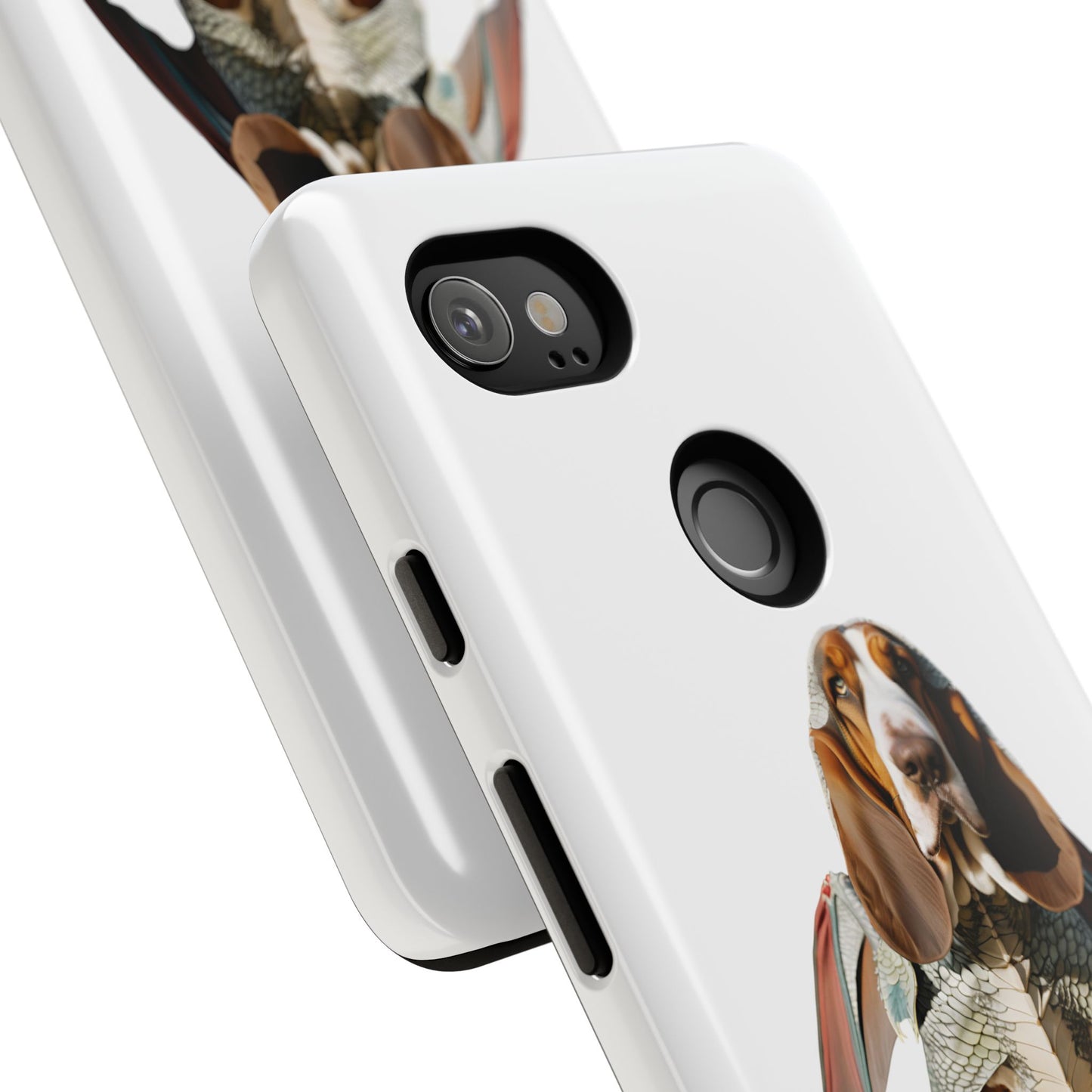 Whimsical Basset Hound Dog Phone Case - Tough Cases for Animal Lovers