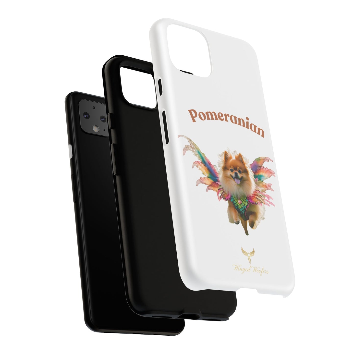 Pomeranian Winged Dog Phone Case – Cute Dog Lover Accessory