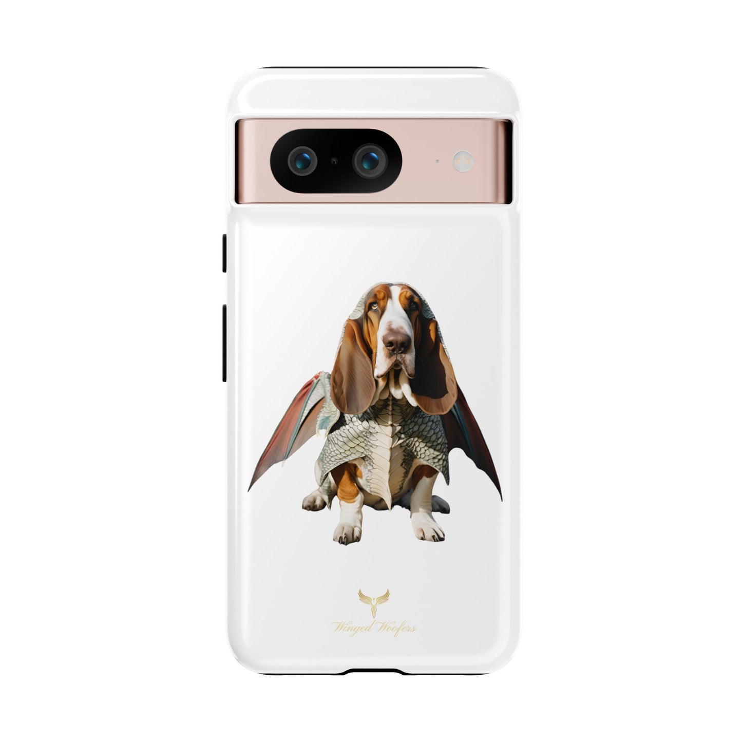 Whimsical Basset Hound Dog Phone Case - Tough Cases for Animal Lovers