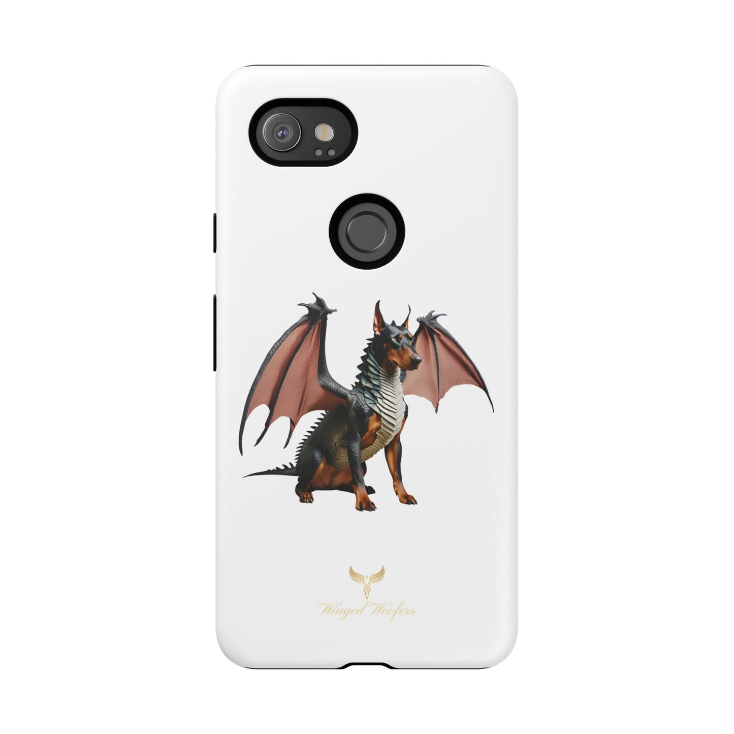 Mythical Doberman Pinscher Dragon Phone Case - Tough & Stylish Protection