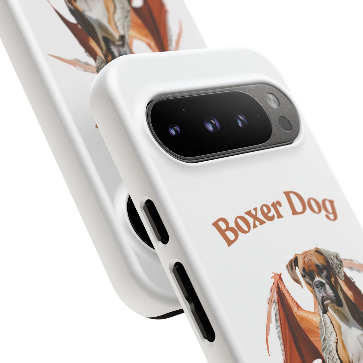 Boxer Dog Dragon Art Phone Case - Tough Cases