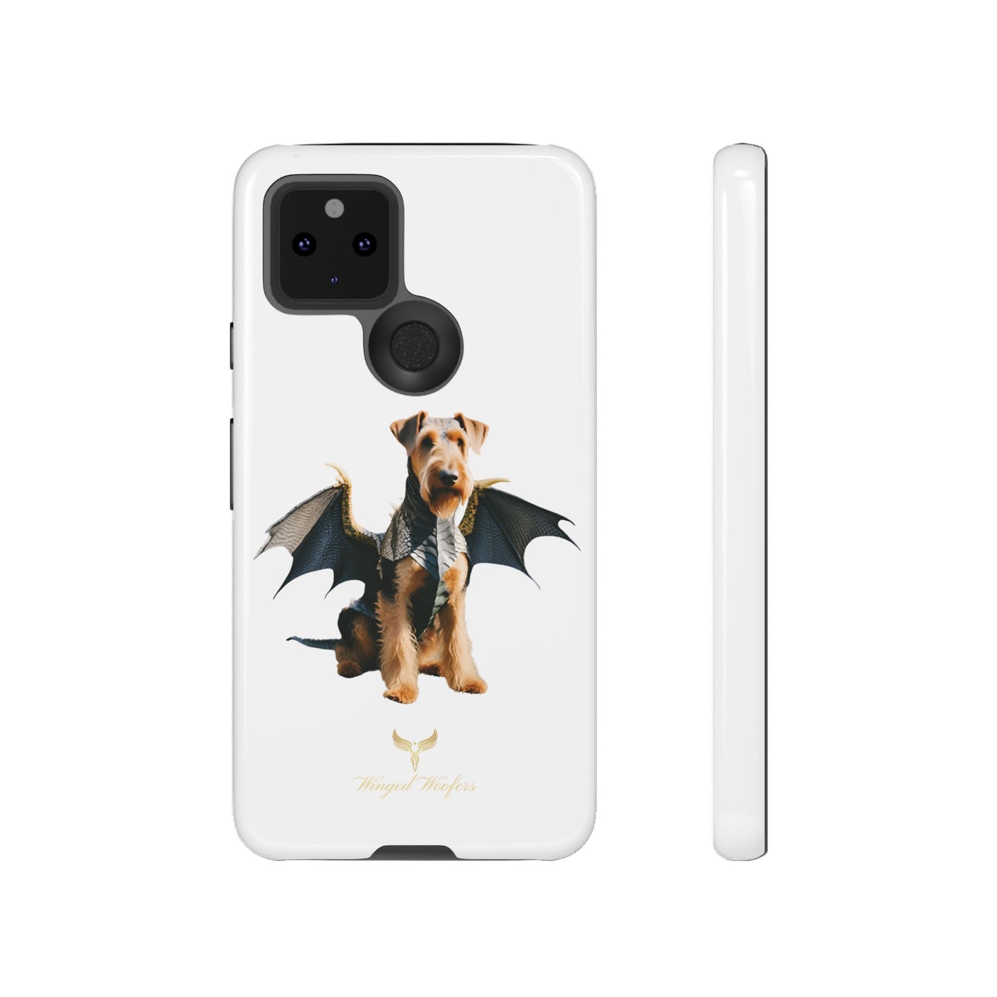 Cool Dragon Airedale Terrier Dog Phone Case - Tough Cases for Pet Lovers