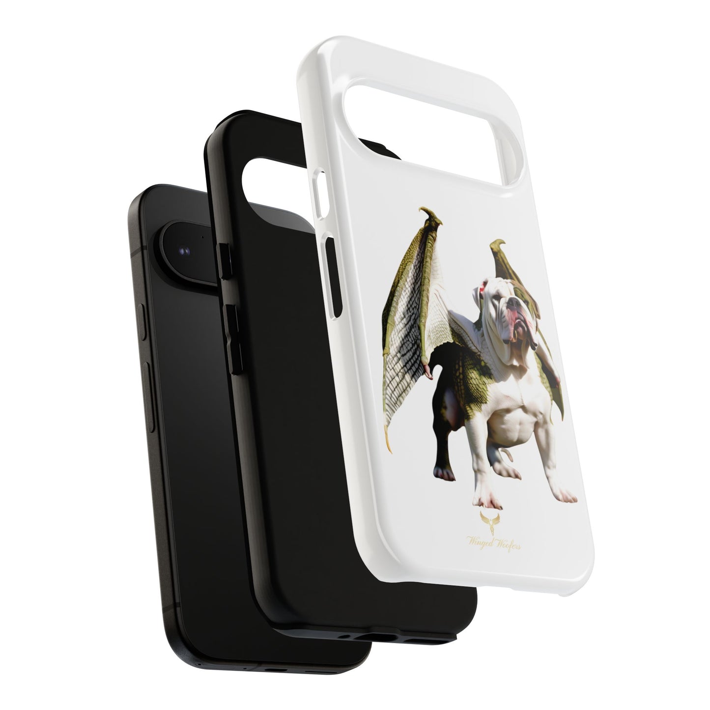 English Bulldog Dragon Phone Case - Tough & Unique Design