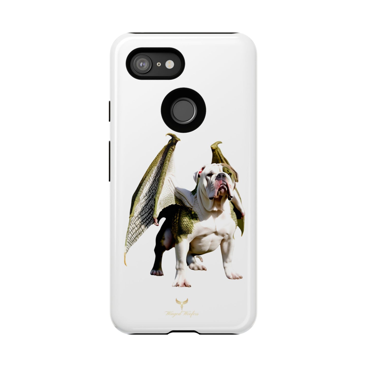 English Bulldog Dragon Phone Case - Tough & Unique Design