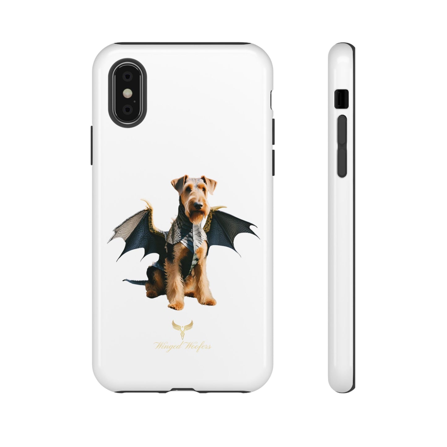 Cool Dragon Airedale Terrier Dog Phone Case - Tough Cases for Pet Lovers