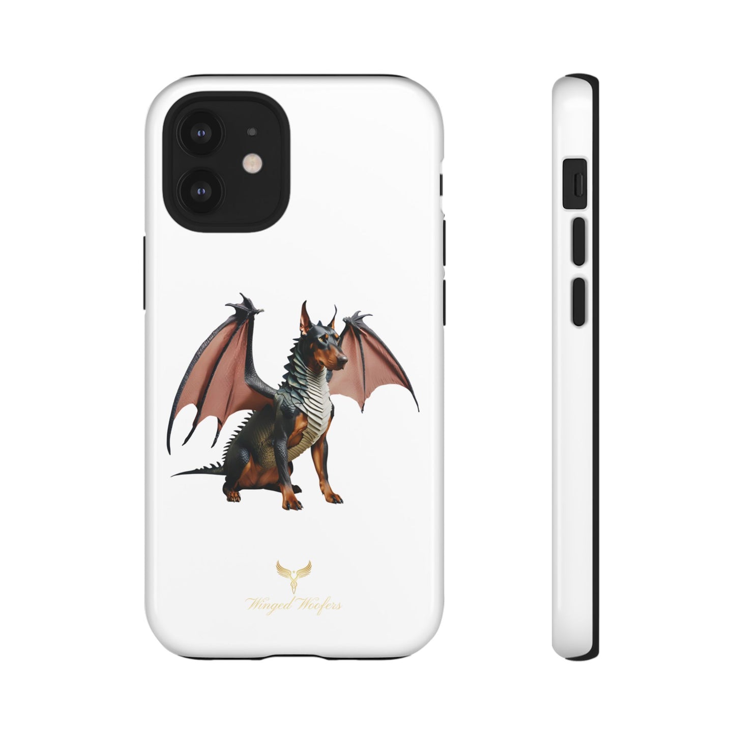 Mythical Doberman Pinscher Dragon Phone Case - Tough & Stylish Protection